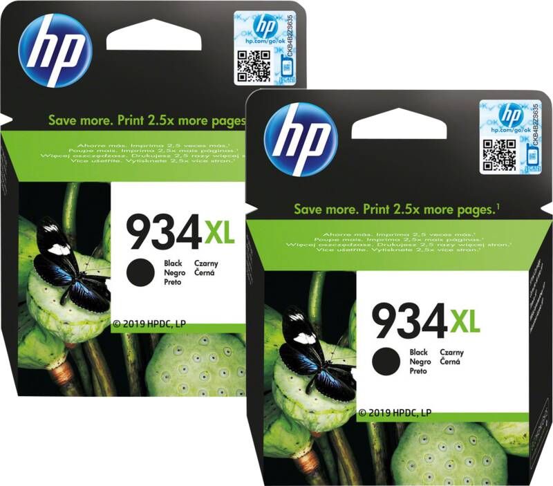 HP 934XL Cartridges Zwart Duo Pack