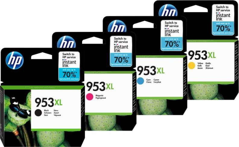 HP 953XL cartridges 4-Kleuren pack