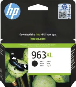 HP 963xl 3ja30ae Originele Zwarte Inktcartridge Grote Capaciteit Voor Officejet Pro 9010 9020 All-in-one Printers