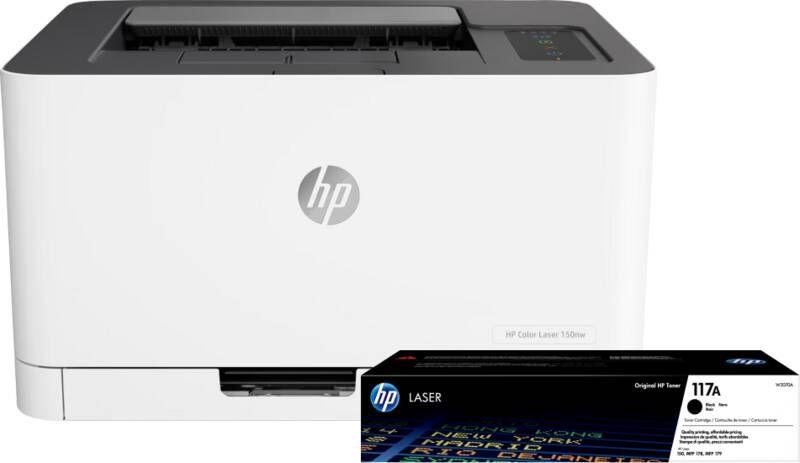 HP Color Laser MFP 150nw + 1 extra zwarte toner