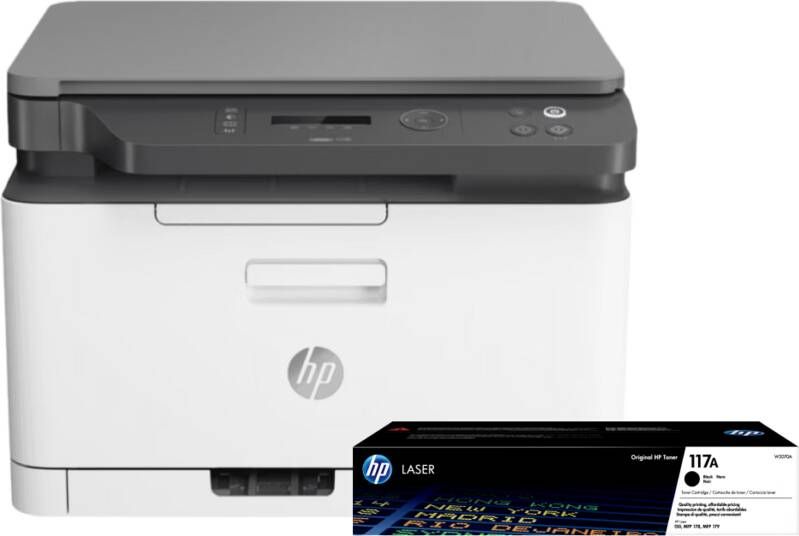 HP Color Laser MFP 178nw + 1 extra zwarte toner