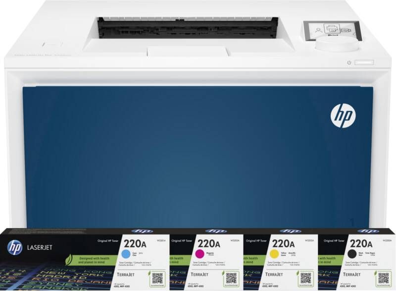 HP Color LaserJet Pro MFP 4202dw + 1 extra set toners