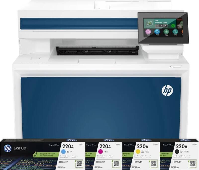 HP Color LaserJet Pro MFP 4302dw + 1 extra set toners