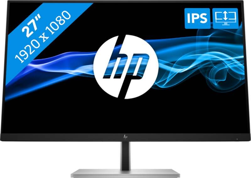 HP E27 G5 FHD monitor Zwart