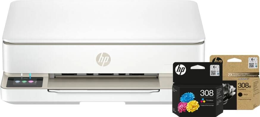 HP ENVY 6120e + 1 extra zwarte XL + 1 kleuren cartridge