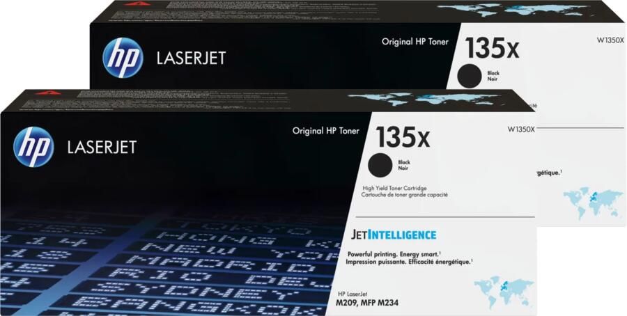HP 135X LaserJet Toner Zwart (2 stuks)