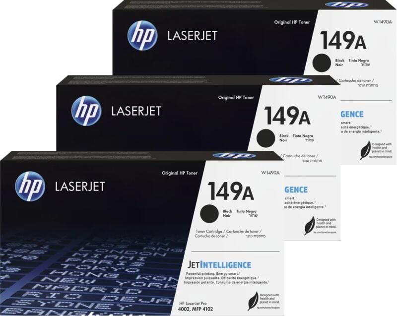 HP 149A LaserJet Toner Zwart (3 stuks)
