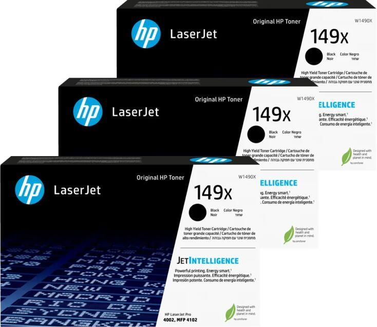 HP 149X LaserJet Toner Zwart (3 stuks)
