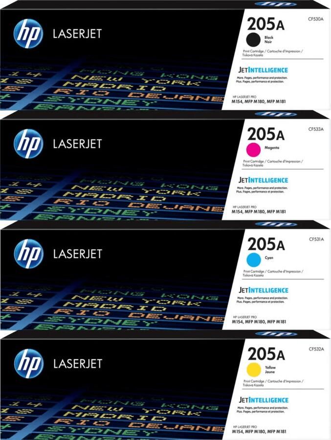 HP 205A Toners Combo Pack