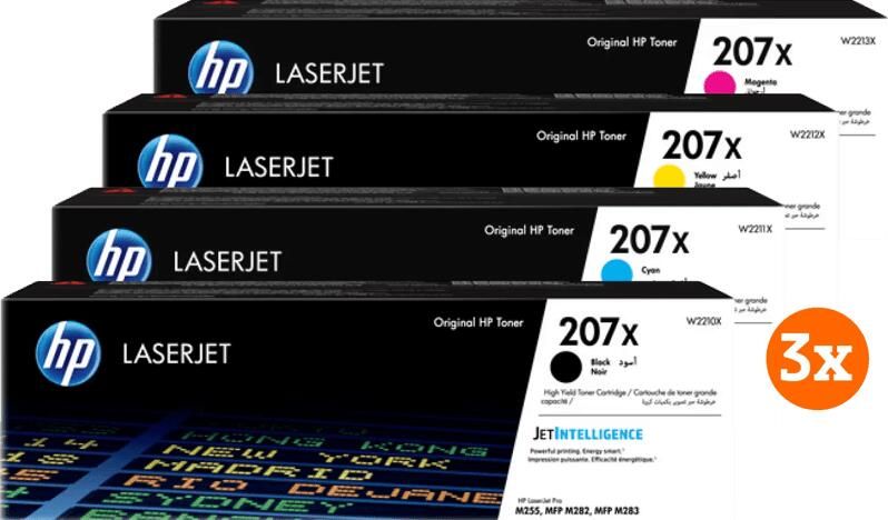 HP 207X Toner Combo Pack (3 stuks)