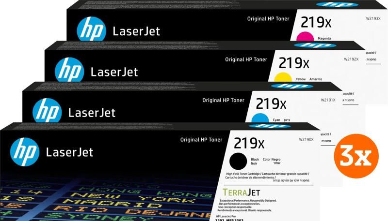 HP 219 LaserJet Toner Combo Pack (3 stuks)