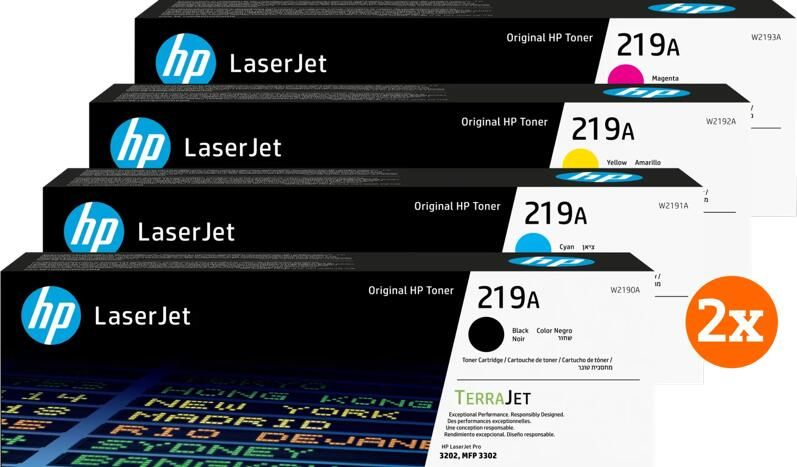 HP 219A LaserJet Toner Combo Pack (2 stuks)