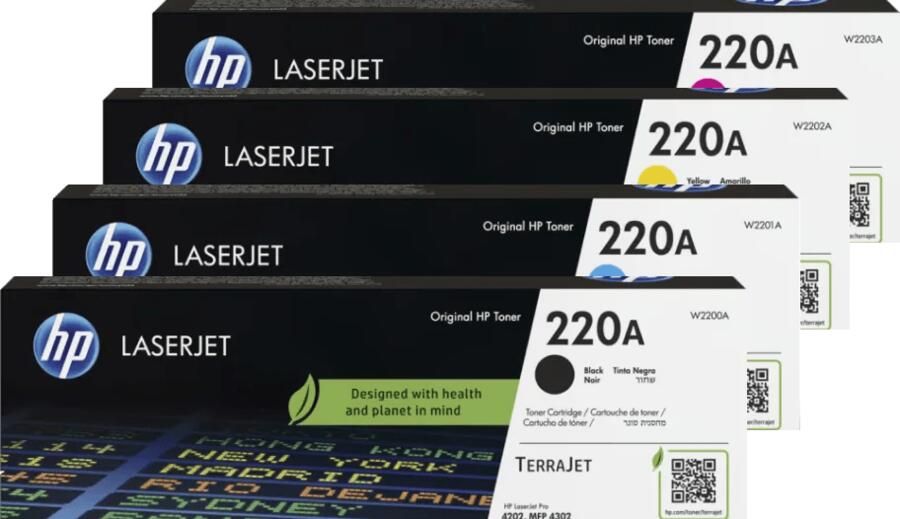 HP 220A LaserJet Toner Combo Pack