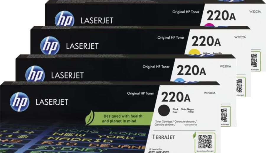 HP 220A LaserJet Toner Combo Pack