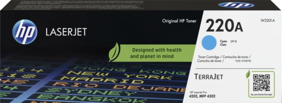 HP 220A LaserJet Toner Cyaan