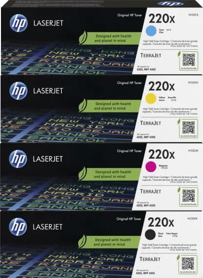 HP 220X LaserJet Toner Combo Pack