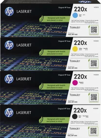 HP 220X LaserJet Toner Combo Pack