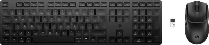 HP 490C Multi-Device Dual-Mode Toetsenbord en Muis Zwart QWERTY
