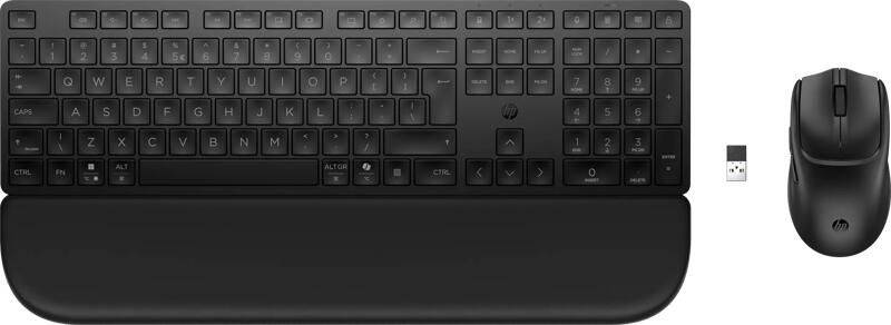 HP 580C Multi-Device Dual-Mode Toetsenbord en Muis met polssteun QWERTY