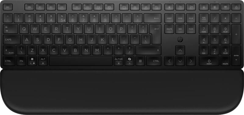 HP 580K Multi-Device Dual-Mode Toetsenbord met polssteun QWERTY