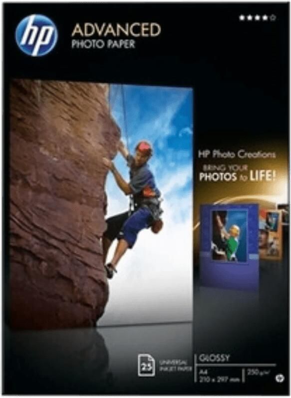 HP Advanced fotopapier glanzend 250 g m2 A4 (210 x 297 mm) 25 vellen Kopieerpapier