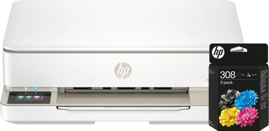 HP ENVY 6120e + 1 set extra cartridges