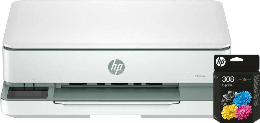HP ENVY 6130e + 1 set extra cartridges