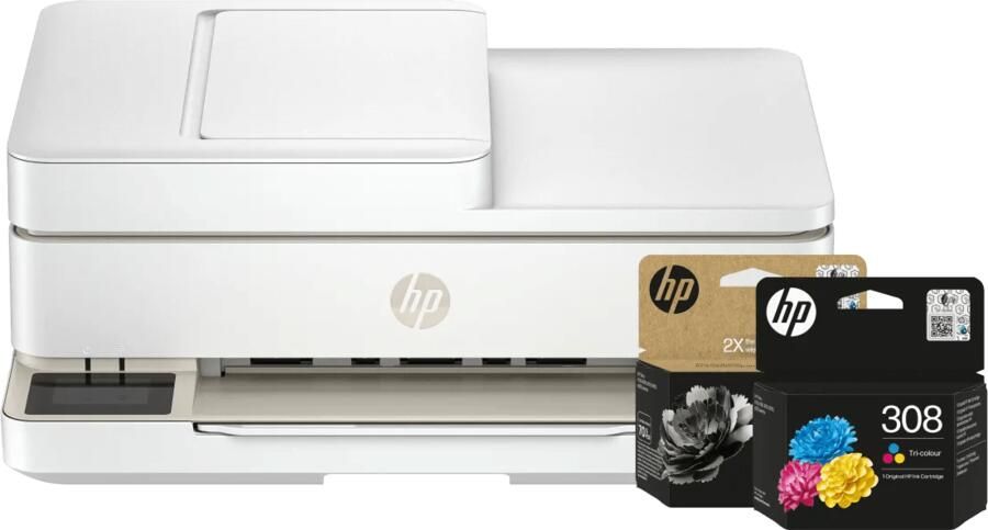 HP ENVY 6520e + 1 extra zwarte XL + 1 kleuren cartridge