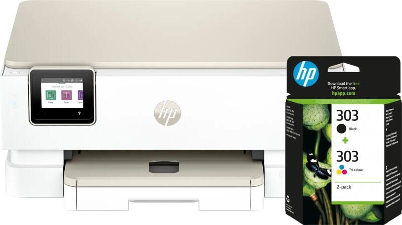 HP Envy Photo 7230 All-in-One Printer + 1 set extra cartridges
