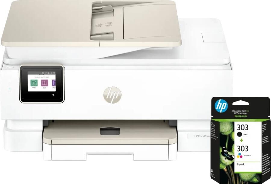 HP Envy Photo 7930 All-in-One + 1 set extra cartridges