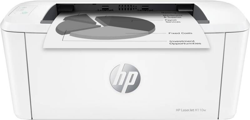 HP Zwart wit laserprinter LaserJet M110w inclusief 2 maanden gratis printen met instant ink