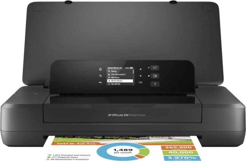 HP Mobiele printer OfficeJet 200 mobiele printer + Instant inc compatibel