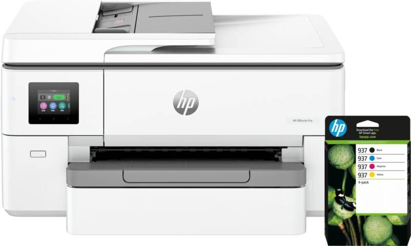 HP OfficeJet Pro 9720e + 1 set extra inkt