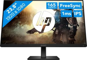 HP OMEN 24 FHD 165Hz Gaming Monitor Zwart