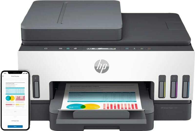 HP Smart Tank 7305 All-in-One | Printers | 0195908302506