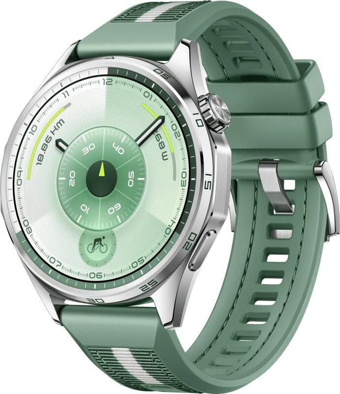 Huawei Watch GT 6 46 mm Zilver Groen