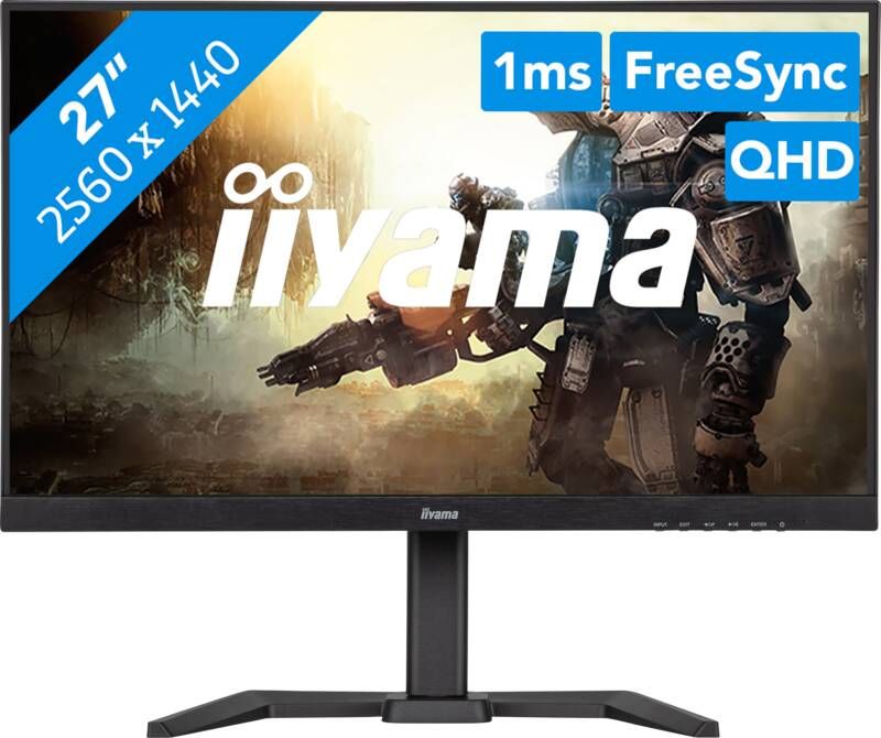 Iiyama G-Master GB2730QSU-B5 Silver Crow | 27'Monitoren | Computer&IT Monitoren | 4948570121991