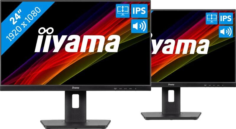 Iiyama ProLite XUB2493HS-B6 Duo Pack