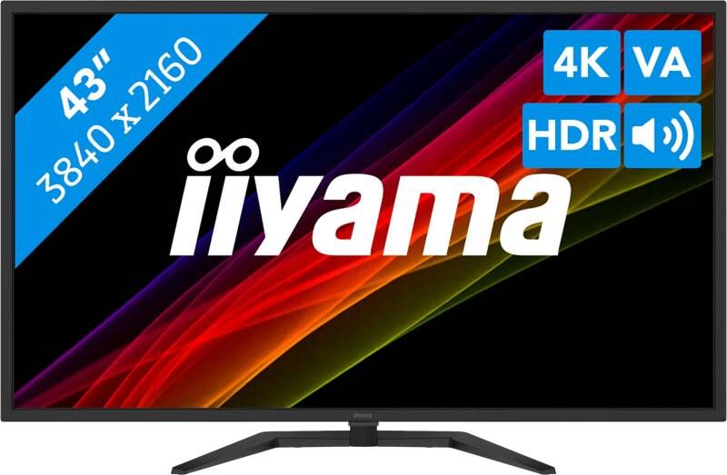 Iiyama X4373UHSU-B1 | Monitoren voor thuis&kantoor | Computer&IT Monitoren | 4948570118519