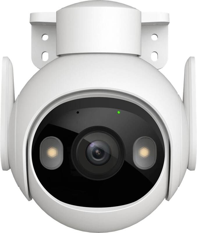 Imou Cruiser 2 3K Beveiligingscamera Pan & Tilt (340 90 graden) WiFi 6 Slimme Kleuren Nachtzicht Spotlights Ethernet MicroSD H.265 30 FPS 3K (5MP) resolutie