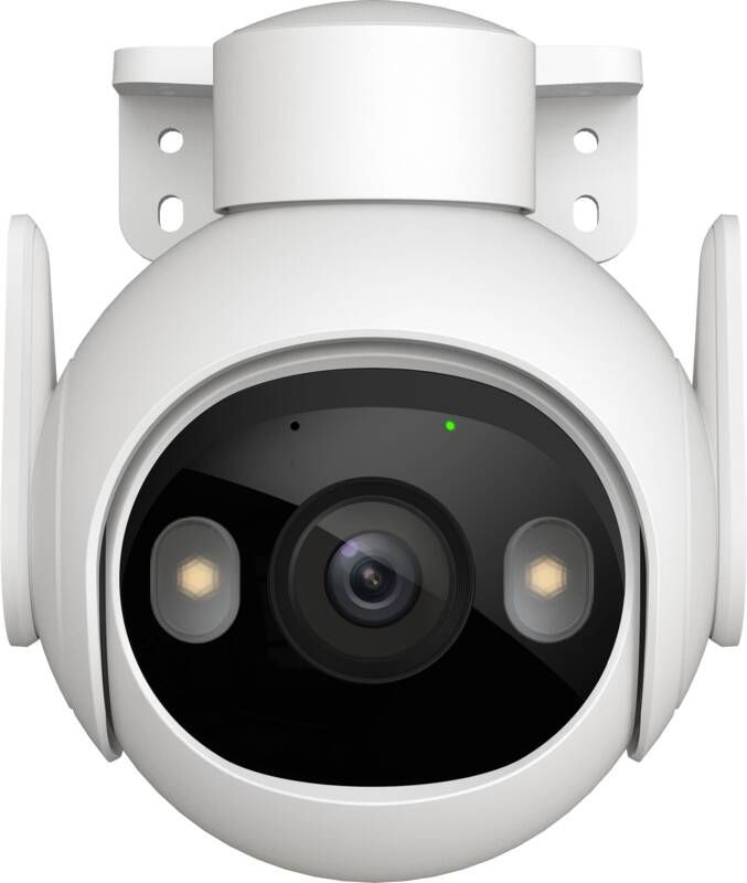 Imou Cruiser 2 3K Beveiligingscamera Pan & Tilt (340 90 graden) WiFi 6 Slimme Kleuren Nachtzicht Spotlights Ethernet MicroSD H.265 30 FPS 3K (5MP) resolutie