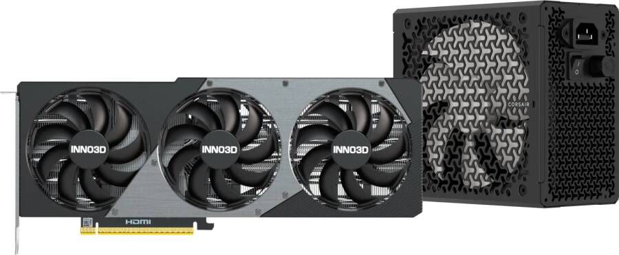 Inno3d GeForce RTX 5070 Ti X3 16GB + Corsair RM850x