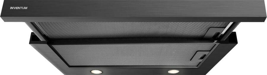 Inventum AKV6004RVS Vlakscherm afzuigkap 60 cm 335 m³ h 3 standen RVS