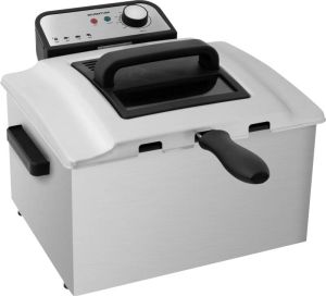 Inventum GF750S Koude zone frituurpan Inhoud 5 liter RVS