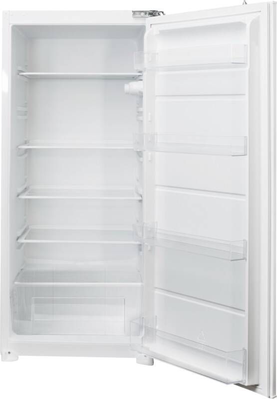 Inventum IKK1221D Inbouw koelkast Nis 122 cm 200 liter 5 plateaus Deur op deur Wit