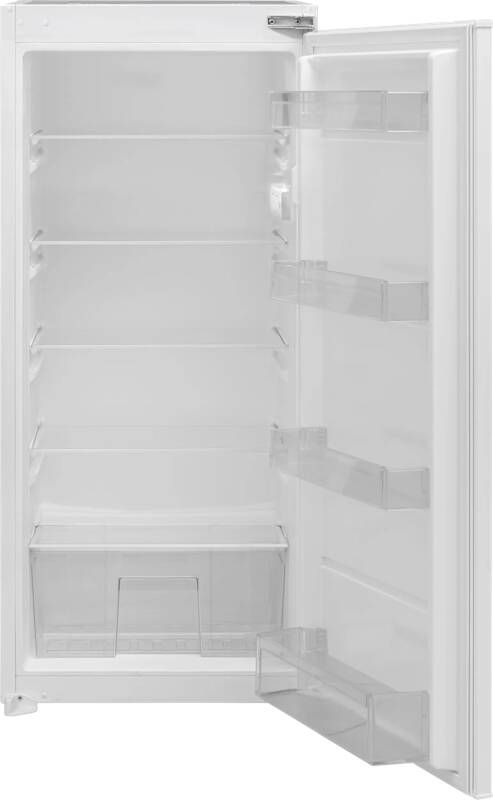Inventum IKK1222S Inbouw koelkast Nis 122 cm 193 liter Superkoelen 5 plateaus Sleepdeur Wit