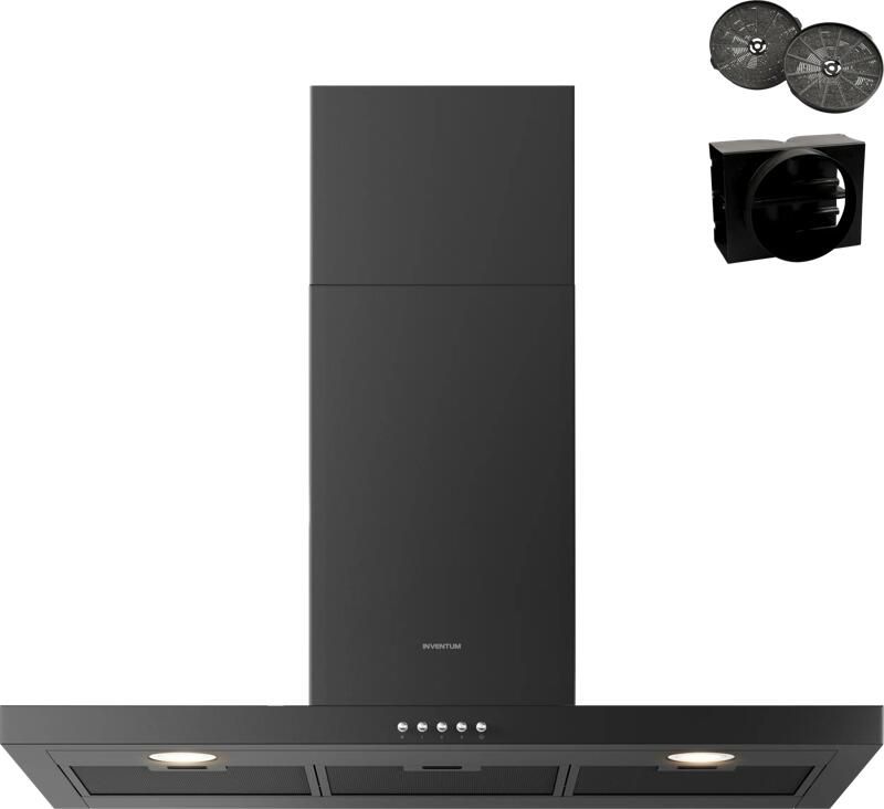 Inventum AKB9000ZWA Blokschouw Afzuigkap