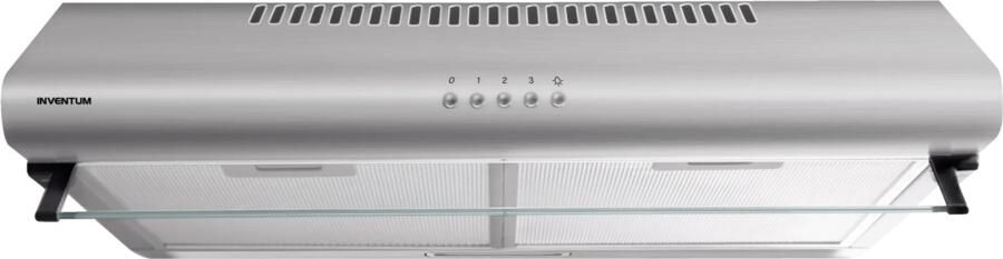 Inventum AKO6012RVS Onderbouw afzuigkap 60 cm 326 4 m³ h 3 standen RVS