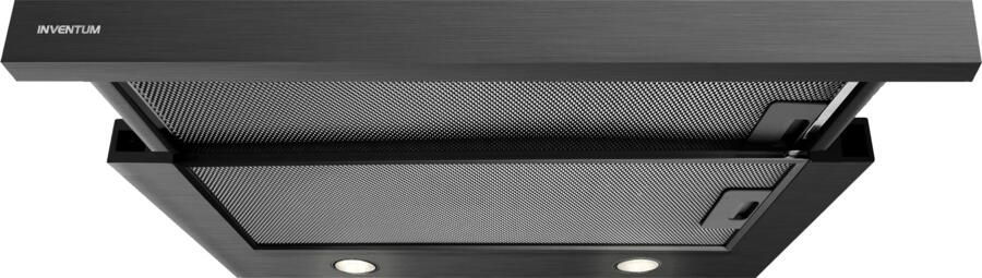 Inventum AKV6004RVS Vlakscherm afzuigkap 60 cm 335 m³ h 3 standen RVS