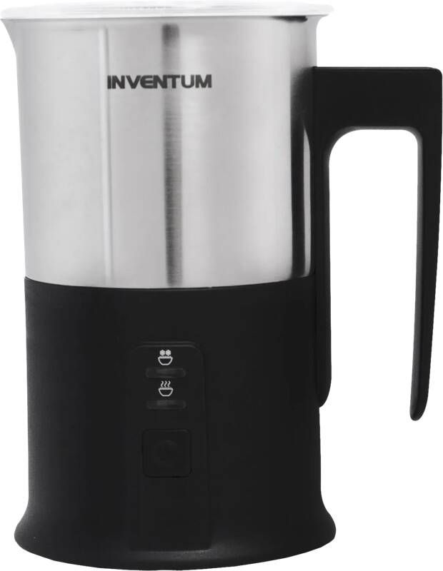 Inventum MK350 Elektrische melkopschuimer 115 240 ml Warm koud opschuimen Verwarmen Antikleeflaag Zwart RVS